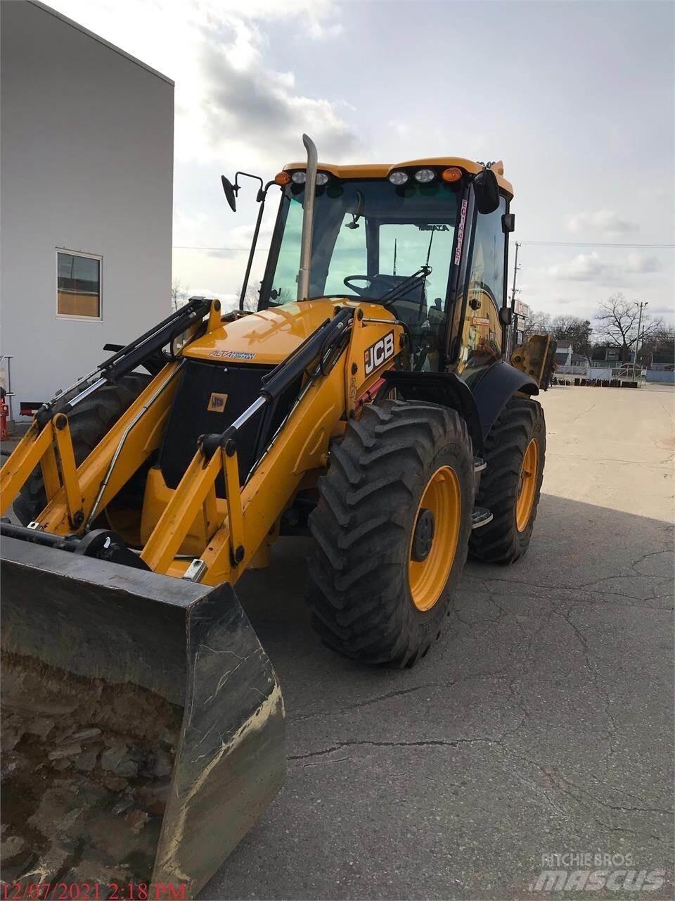 JCB 4CX Товарач със заден ексватор