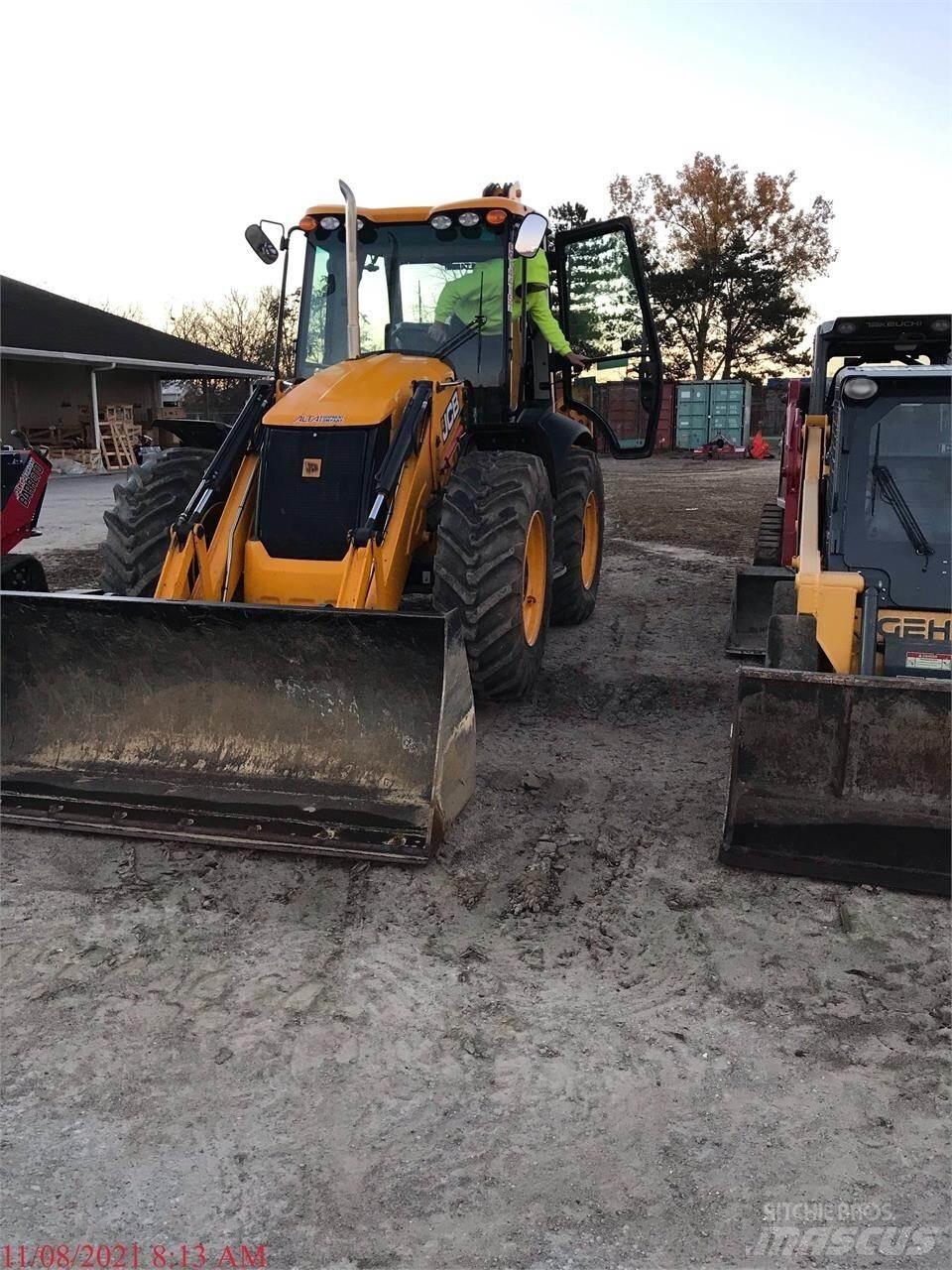 JCB 4CX Товарач със заден ексватор