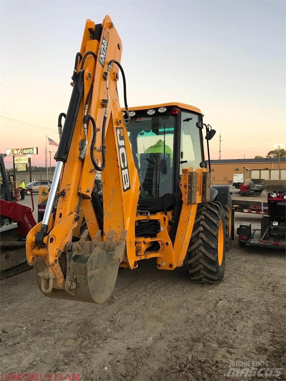 JCB 4CX Товарач със заден ексватор
