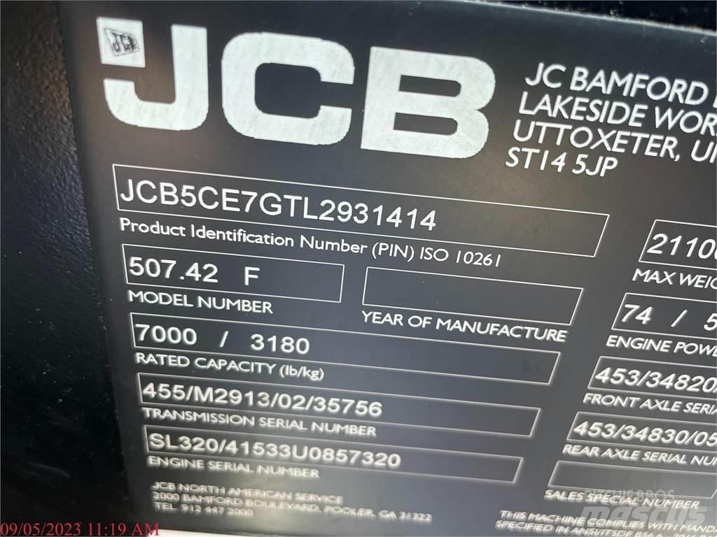 JCB 507-42 Телескопични товарачи