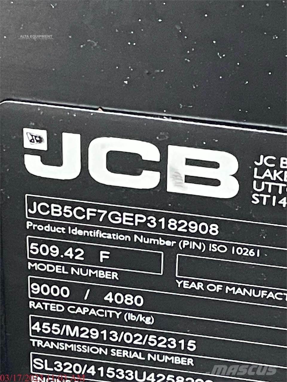 JCB 509-42 Телескопични товарачи