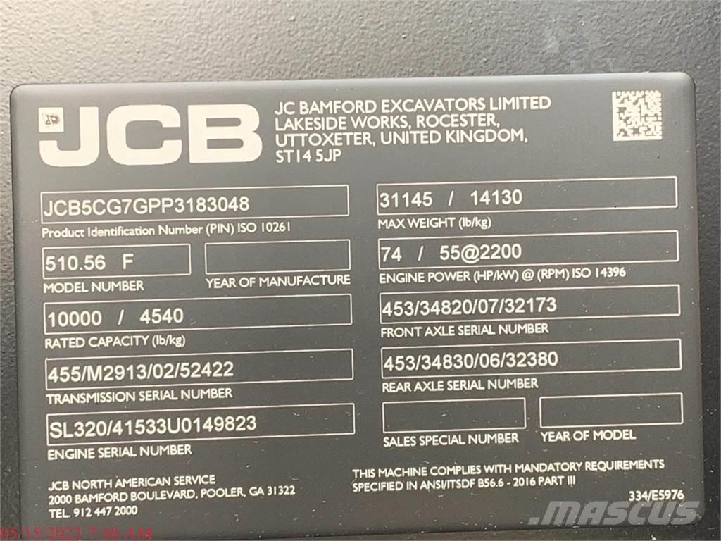 JCB 510-56 Телескопични товарачи