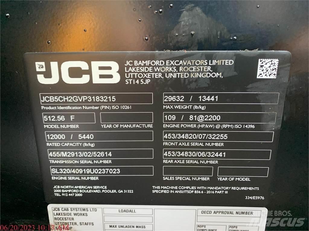JCB 512-56 Телескопични товарачи