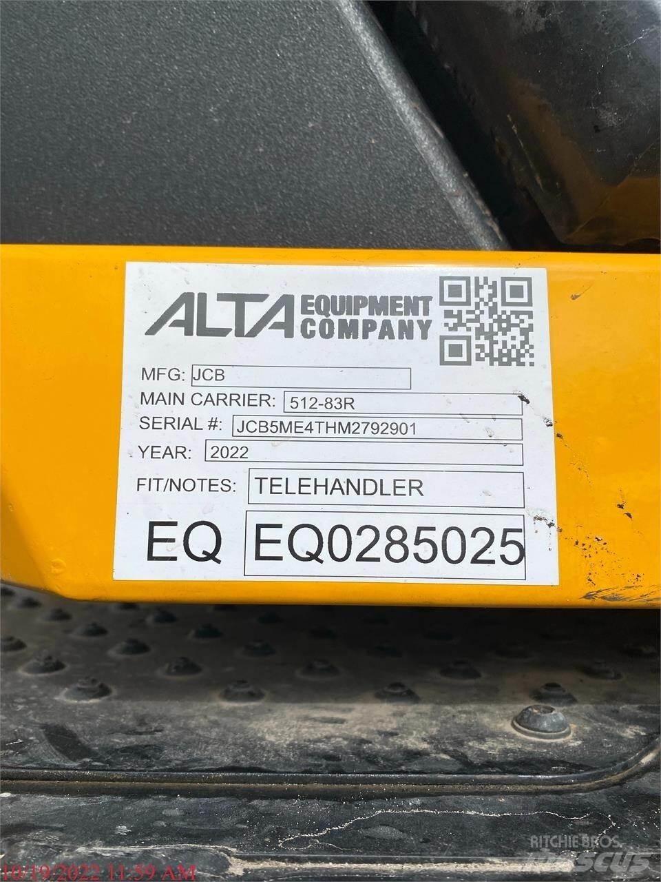 JCB 512-83R Телескопични товарачи
