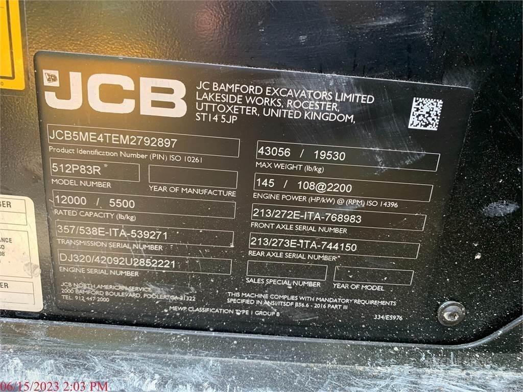 JCB 512-83R Телескопични товарачи