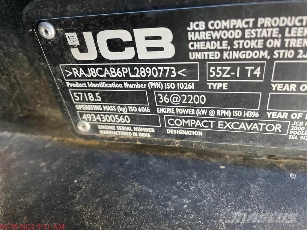 JCB 55Z-1 Мини екскаватори < 7 т
