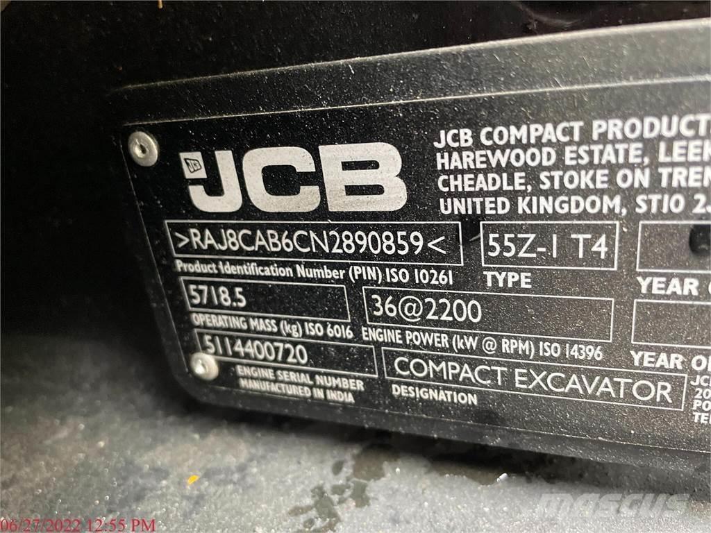 JCB 55Z-1 Мини екскаватори < 7 т