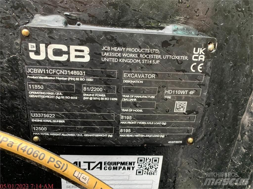 JCB HD110W Колесни екскаватори
