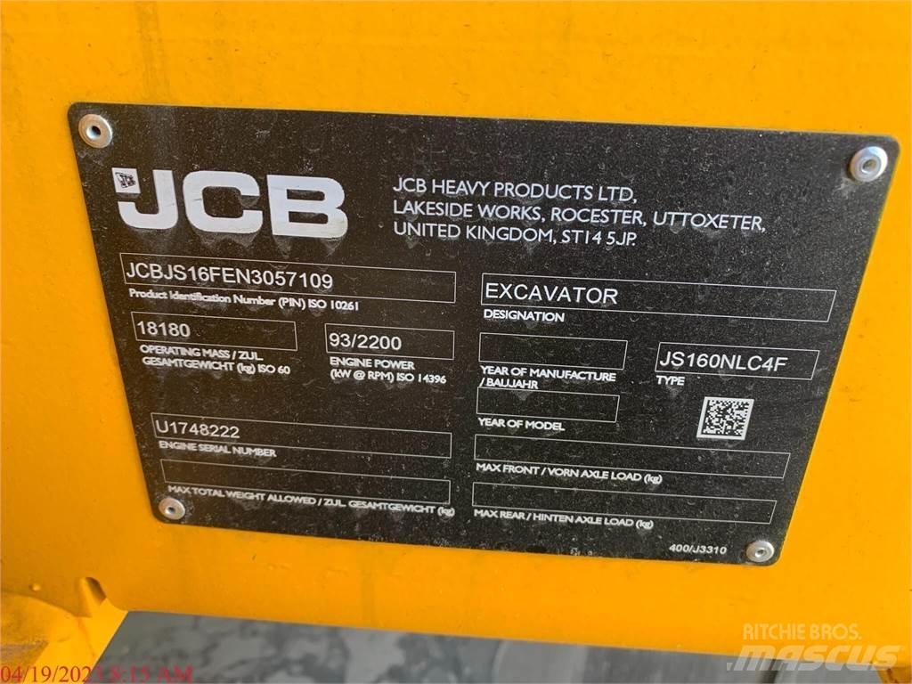 JCB JS160 Верижен екскаватор