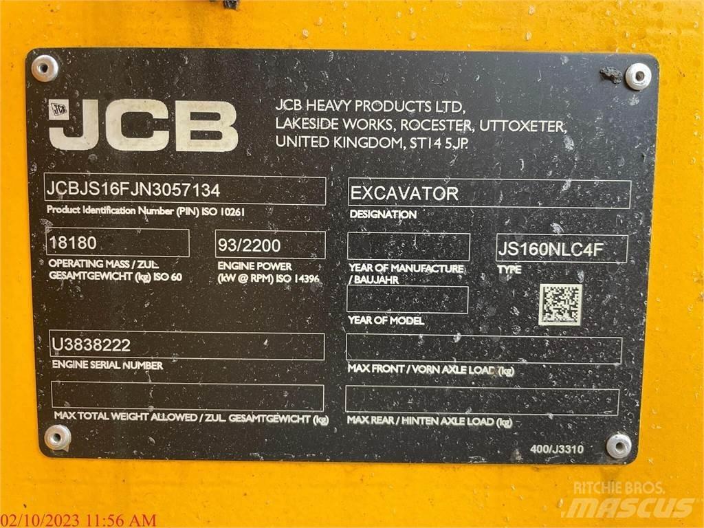 JCB JS160 Верижен екскаватор