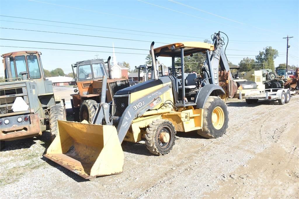 John Deere 310J Товарач със заден ексватор