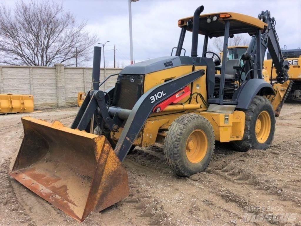 John Deere 310L Товарач със заден ексватор