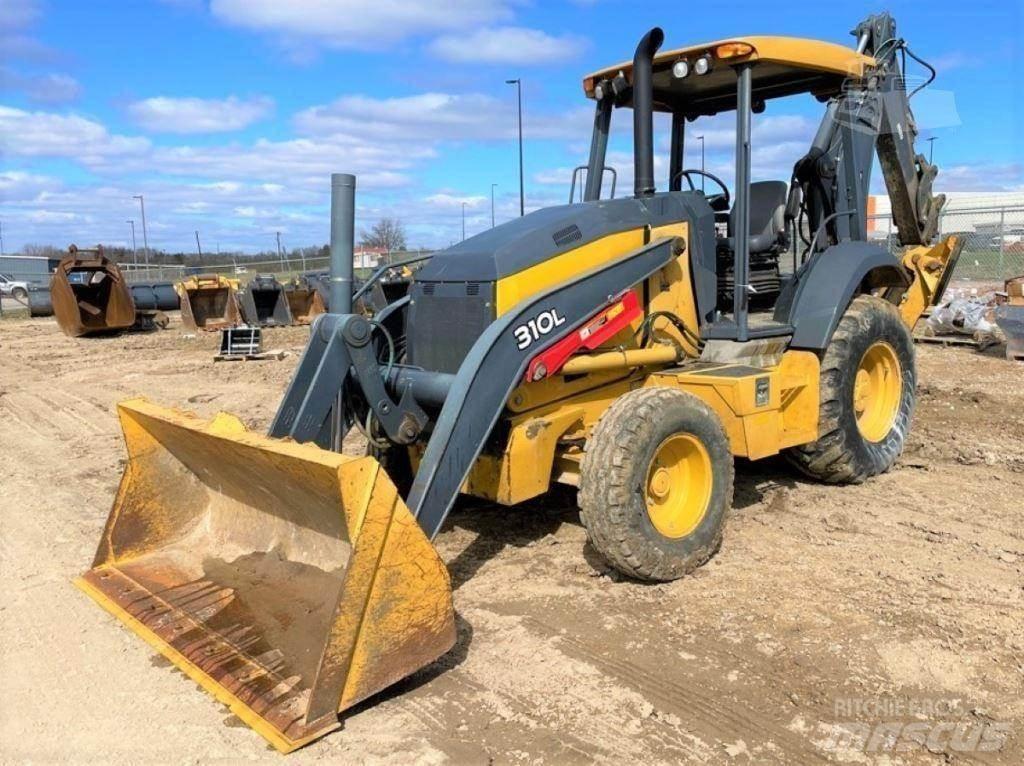 John Deere 310L Товарач със заден ексватор