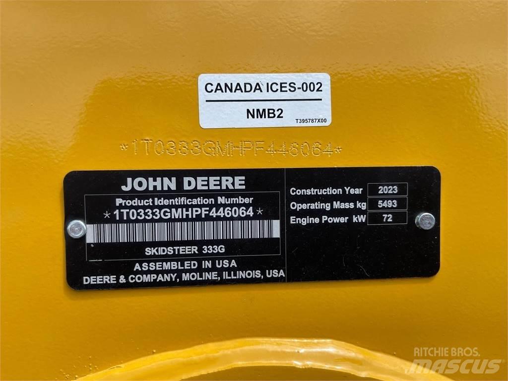 John Deere 333G Мини товарачи
