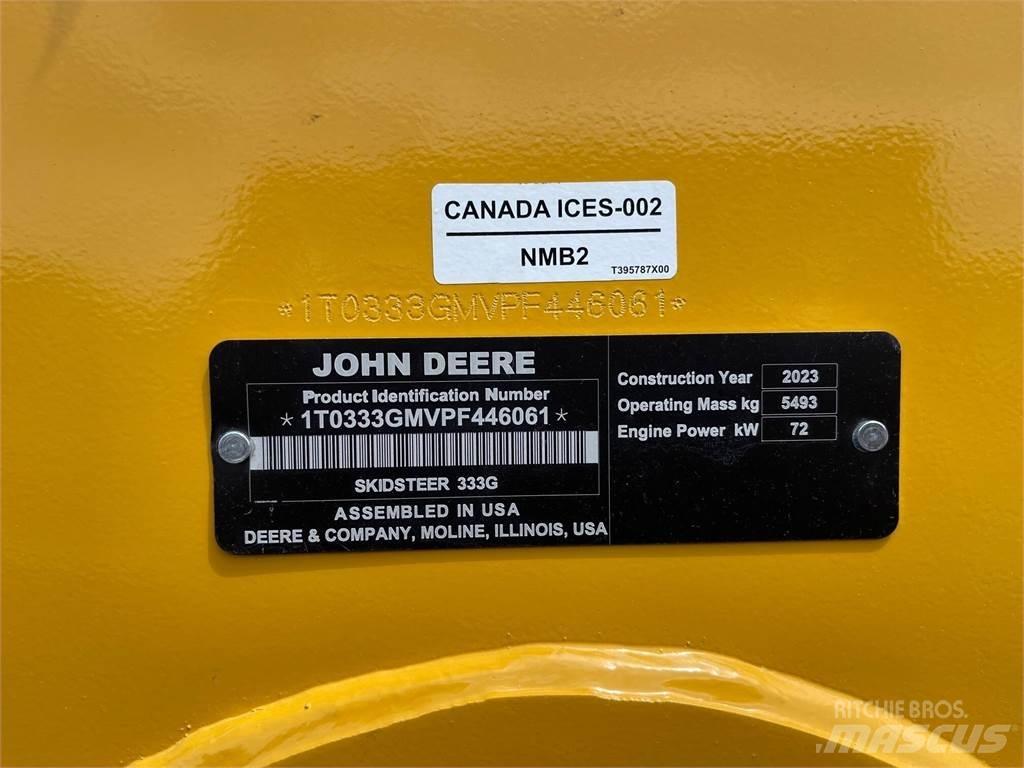 John Deere 333G Мини товарачи
