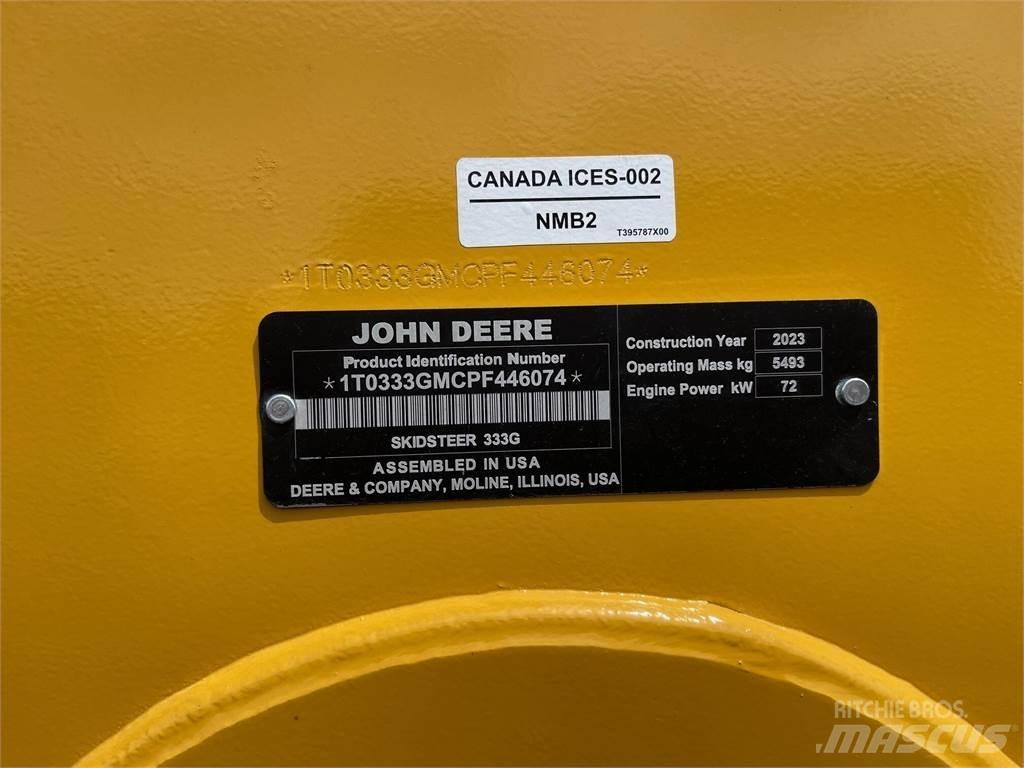 John Deere 333G Мини товарачи
