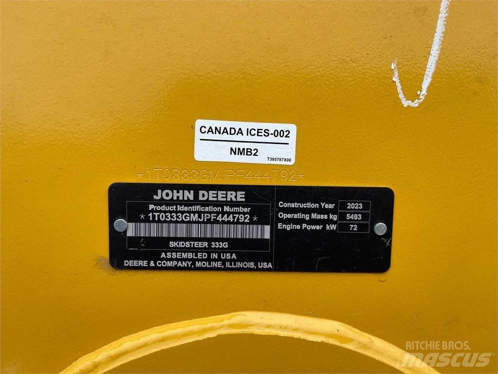 John Deere 333G Мини товарачи
