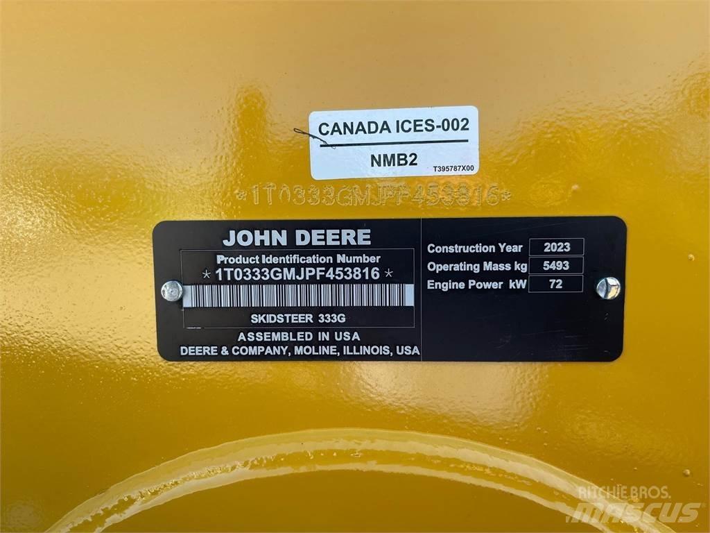 John Deere 333G Мини товарачи
