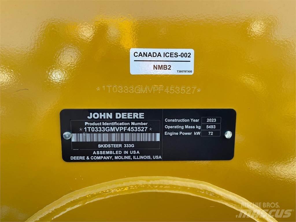 John Deere 333G Мини товарачи
