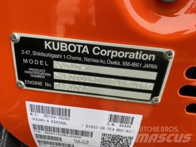 Kubota KX040-4 Мини екскаватори < 7 т
