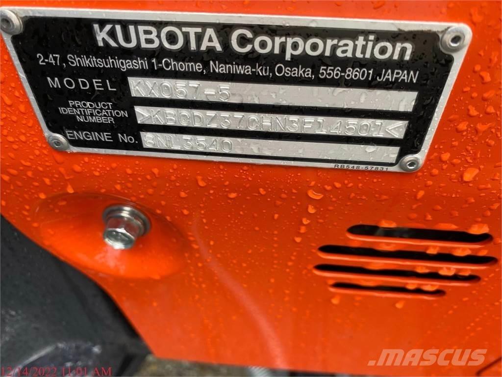 Kubota KX057-5 Верижен екскаватор