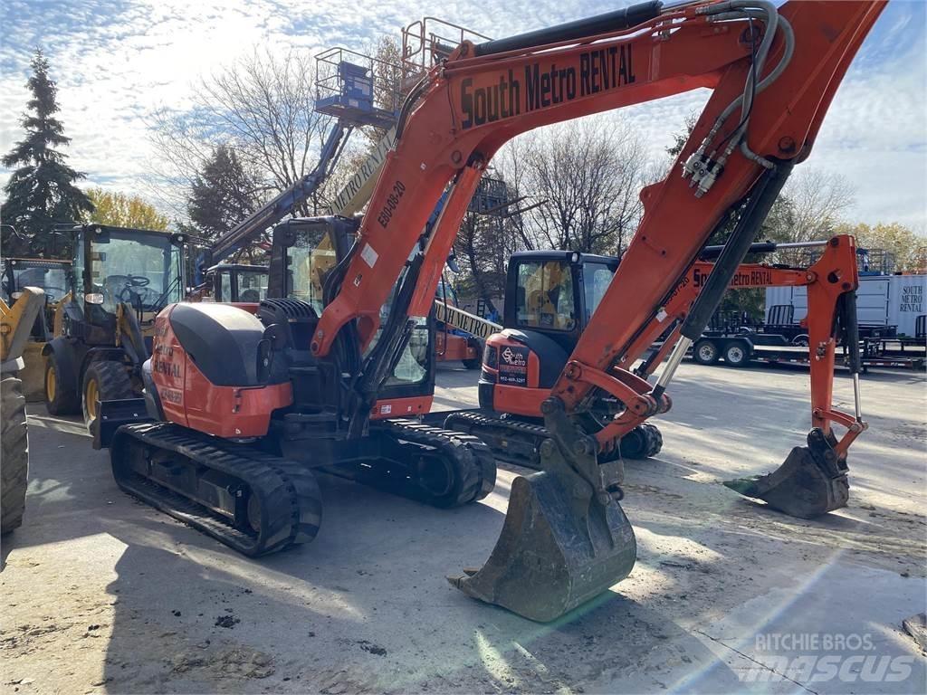 Kubota KX080 Верижен екскаватор