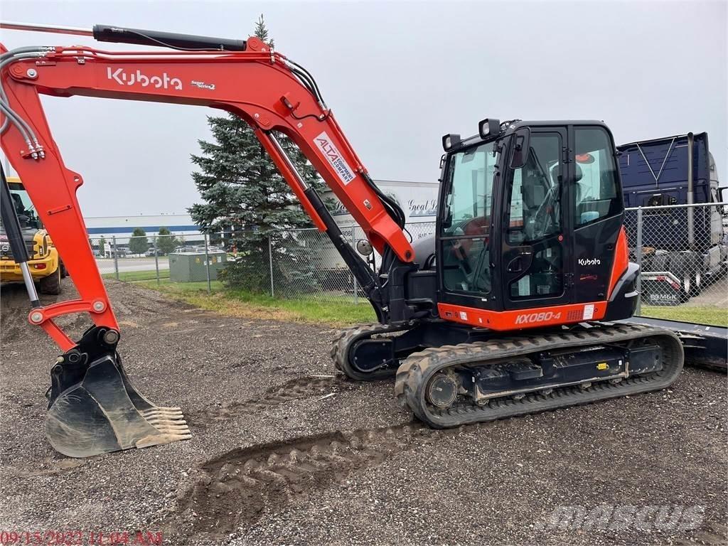 Kubota KX080-4 Верижен екскаватор
