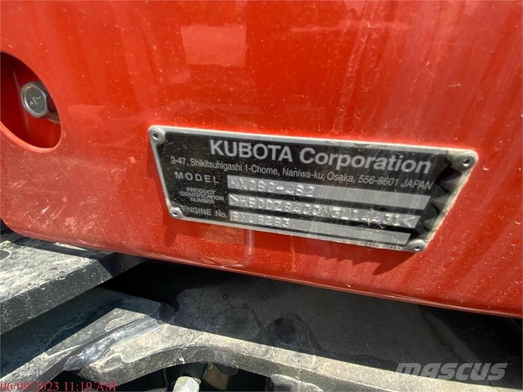 Kubota KX080-4 Верижен екскаватор
