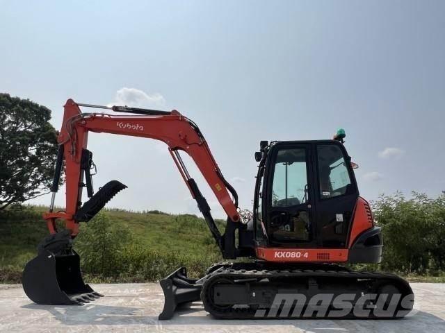 Kubota KX080-4A Верижен екскаватор