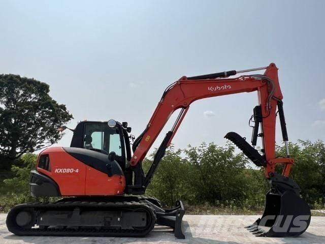Kubota KX080-4A Верижен екскаватор