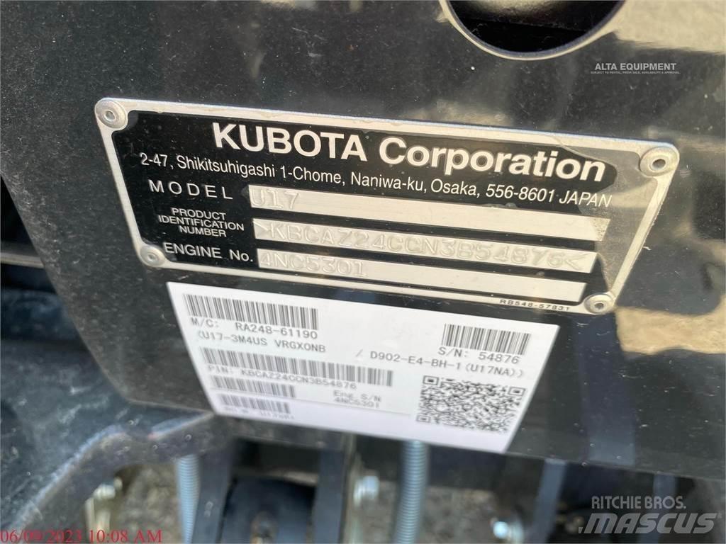Kubota U17 Мини екскаватори < 7 т