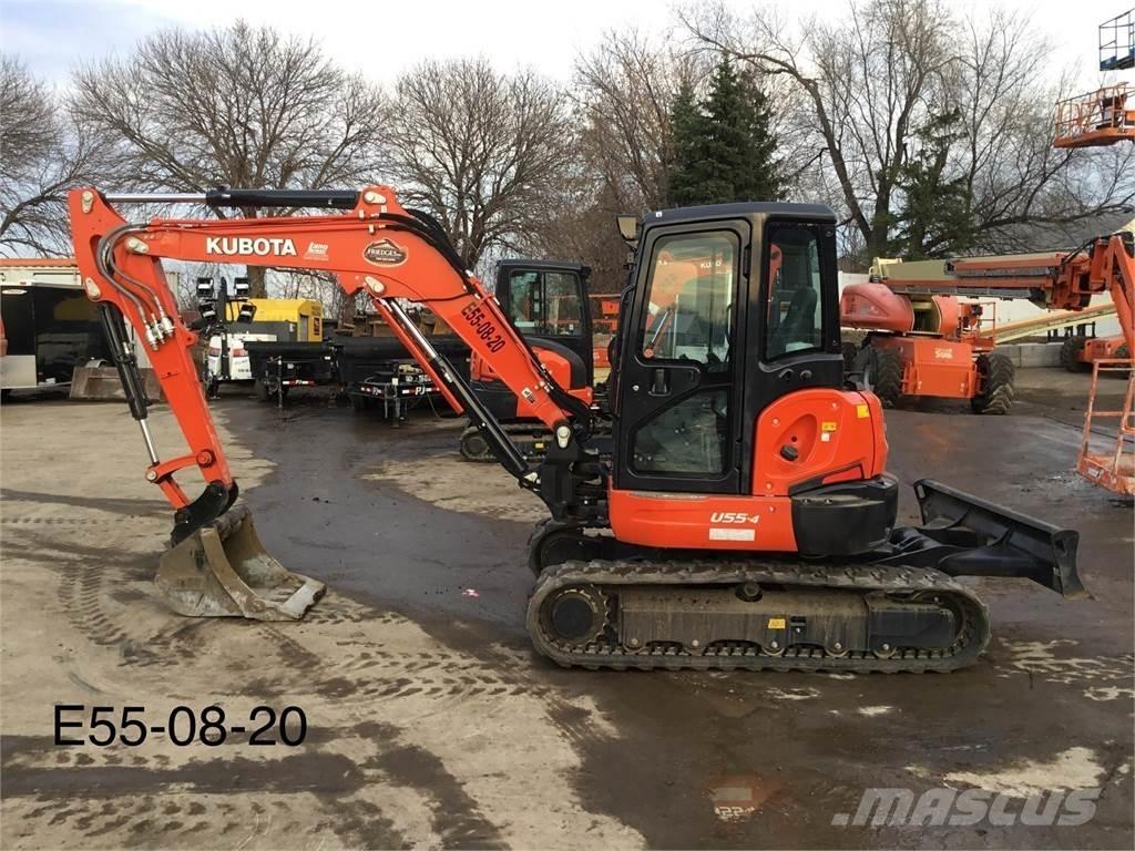 Kubota U55-4 Мини екскаватори < 7 т