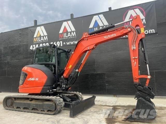 Kubota U56-5 Мини екскаватори < 7 т
