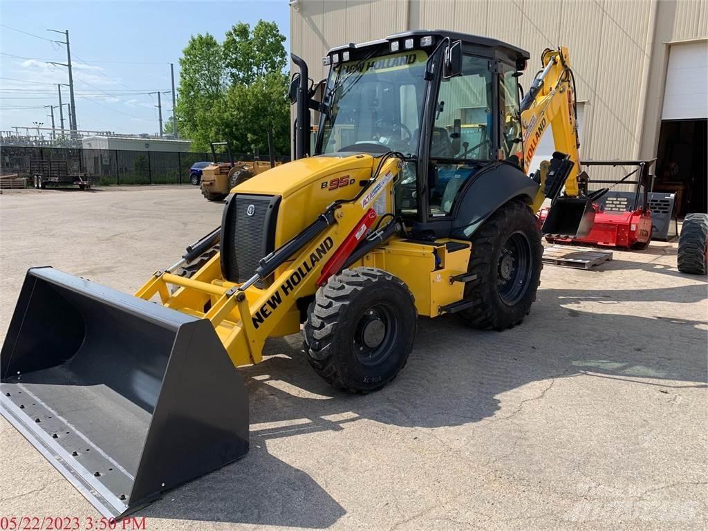 New Holland B95D Товарач със заден ексватор