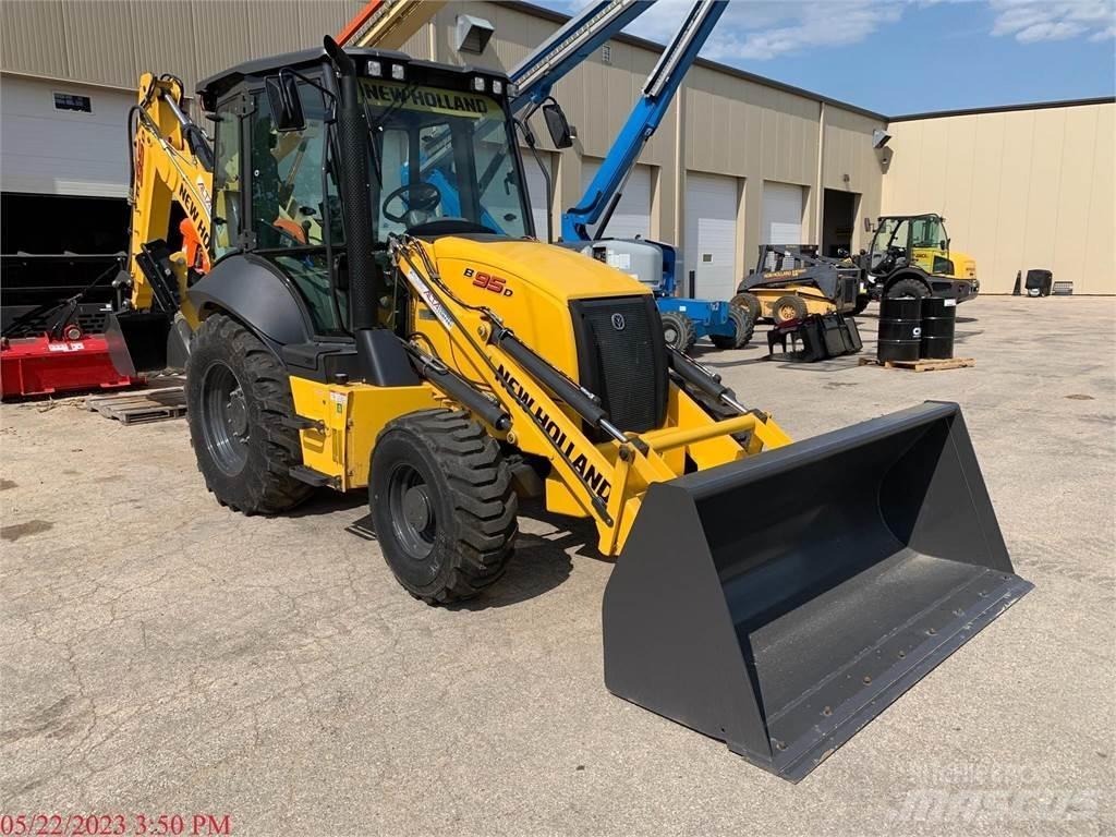New Holland B95D Товарач със заден ексватор