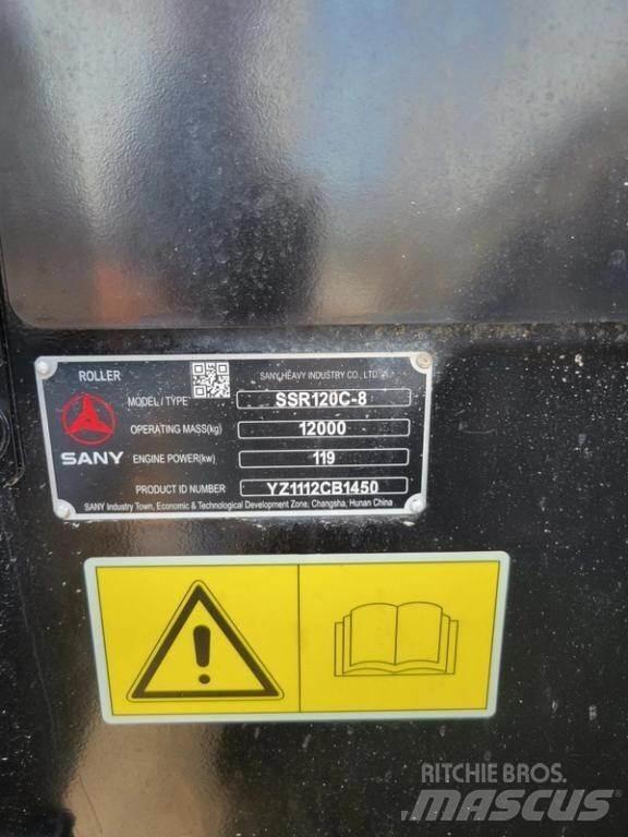 Sany SSR120C-8 Двойни барабанни ролки
