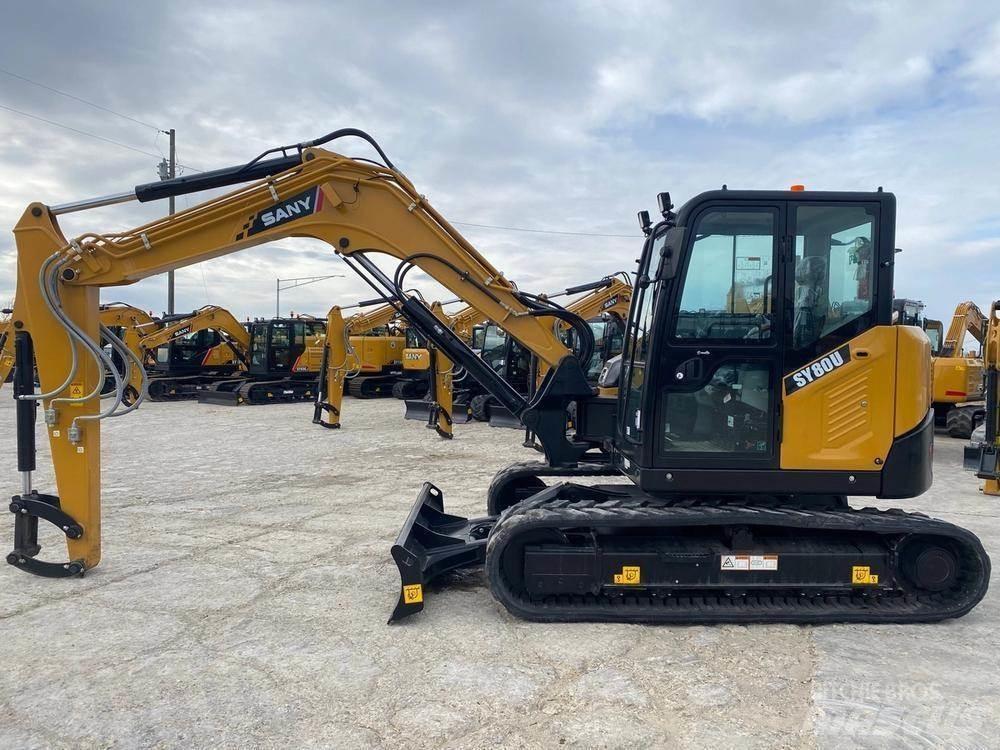 Sany SY80U Верижен екскаватор