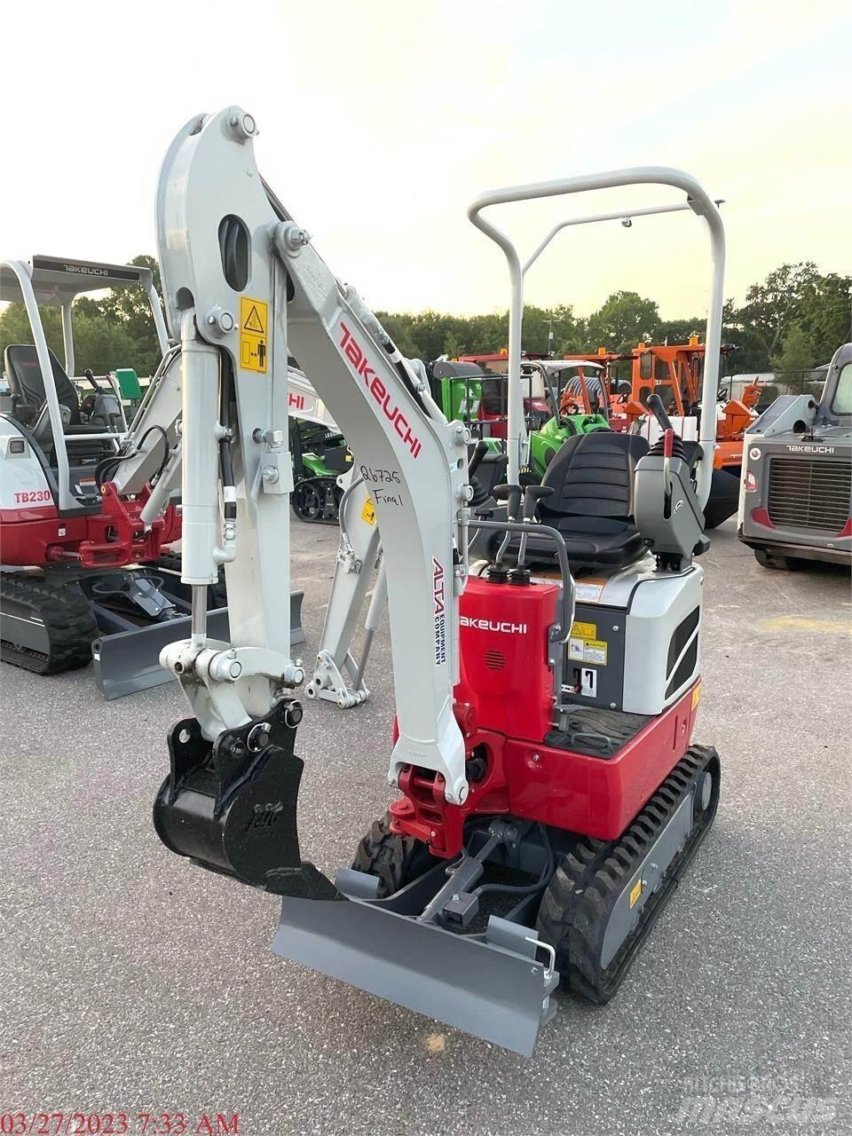 Takeuchi TB210R Мини екскаватори < 7 т