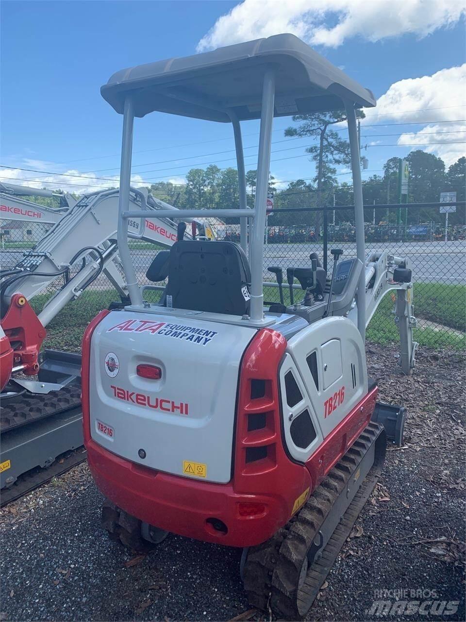 Takeuchi TB216 Мини екскаватори < 7 т