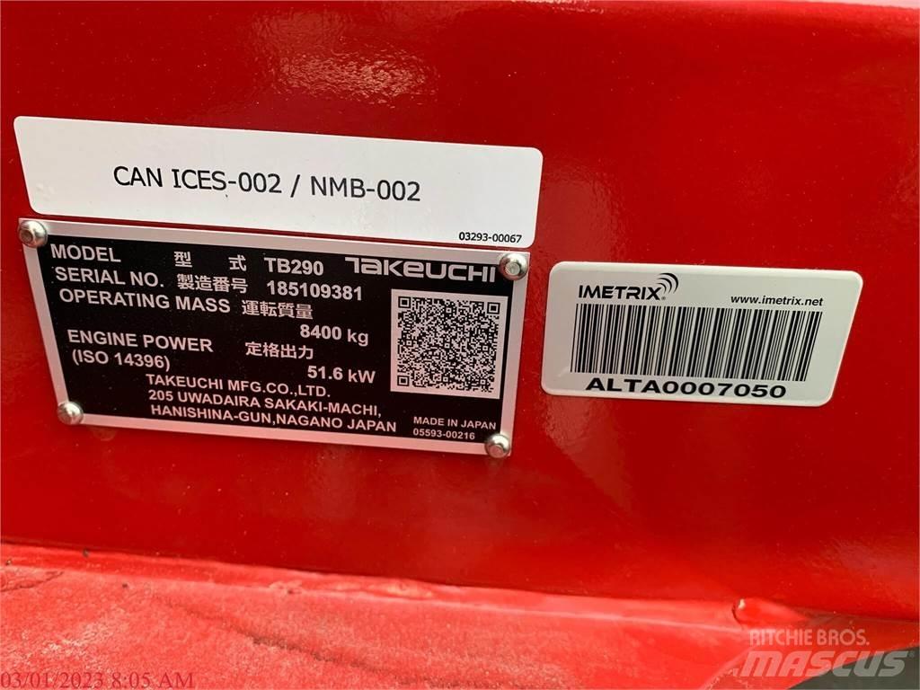 Takeuchi TB290 Верижен екскаватор