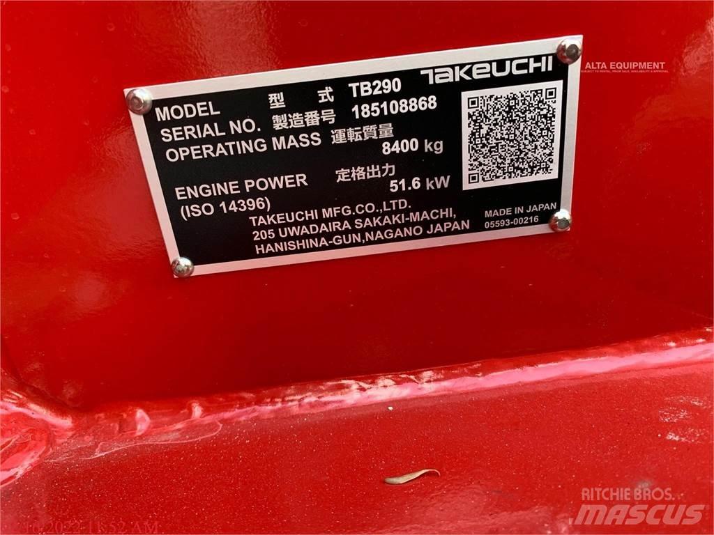 Takeuchi TB290 Верижен екскаватор