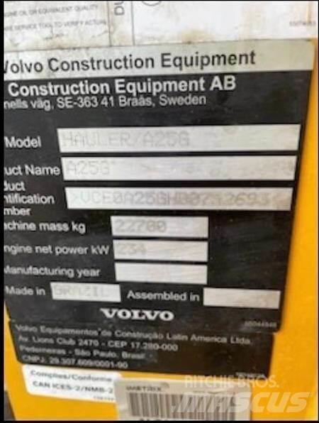 Volvo A25G Дъмпери/моторни превозни средства