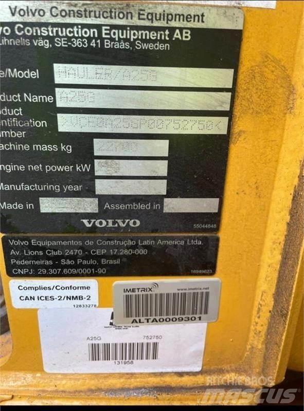 Volvo A25G Дъмпери/моторни превозни средства