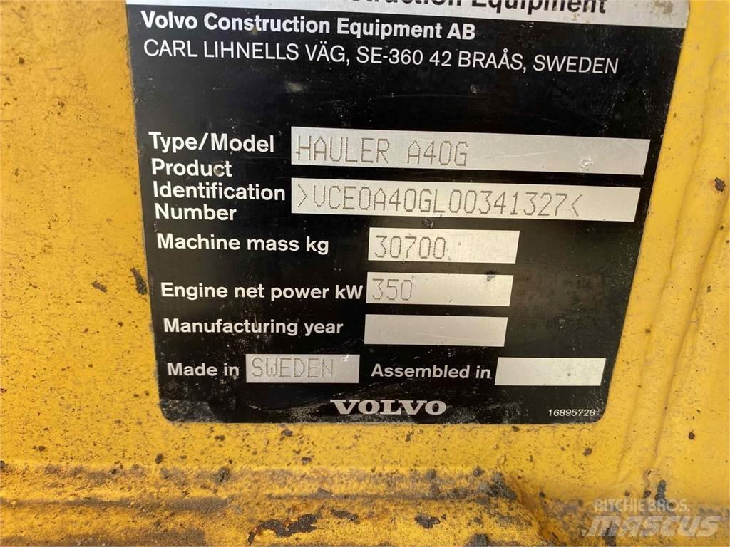 Volvo A40G Дъмпери/моторни превозни средства