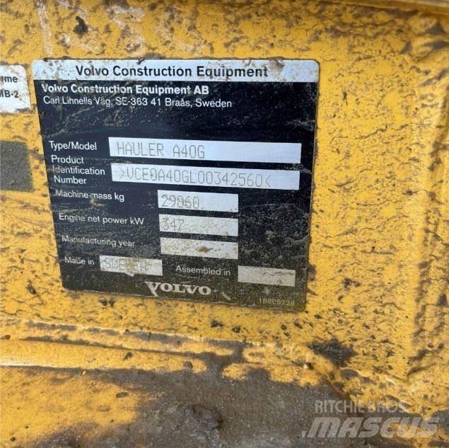 Volvo A40G Дъмпери/моторни превозни средства