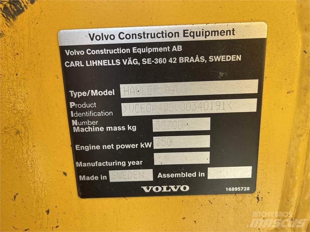 Volvo A40G Цистерни за вода
