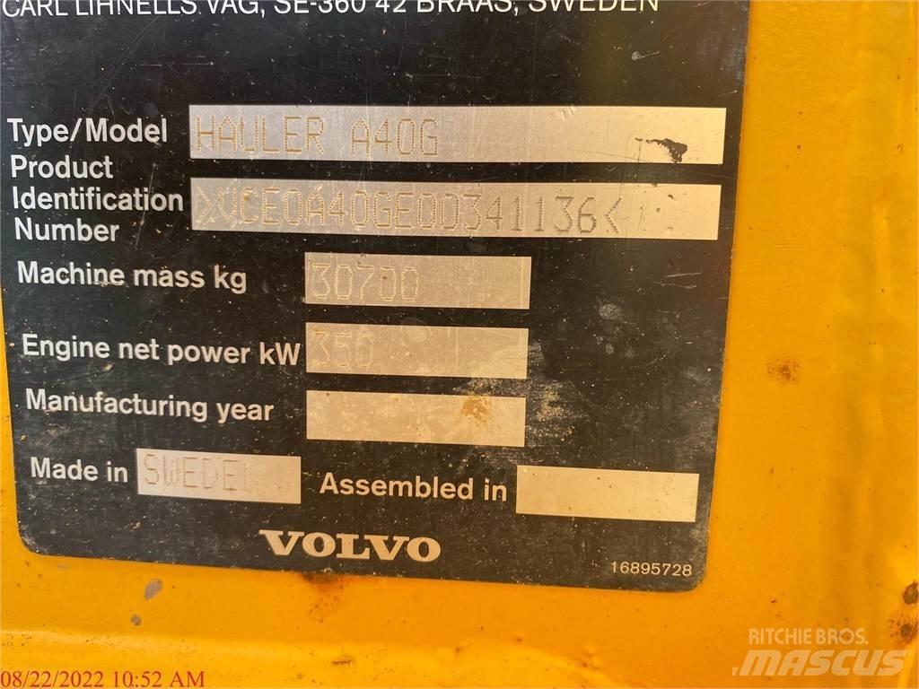 Volvo A40G Дъмпери/моторни превозни средства