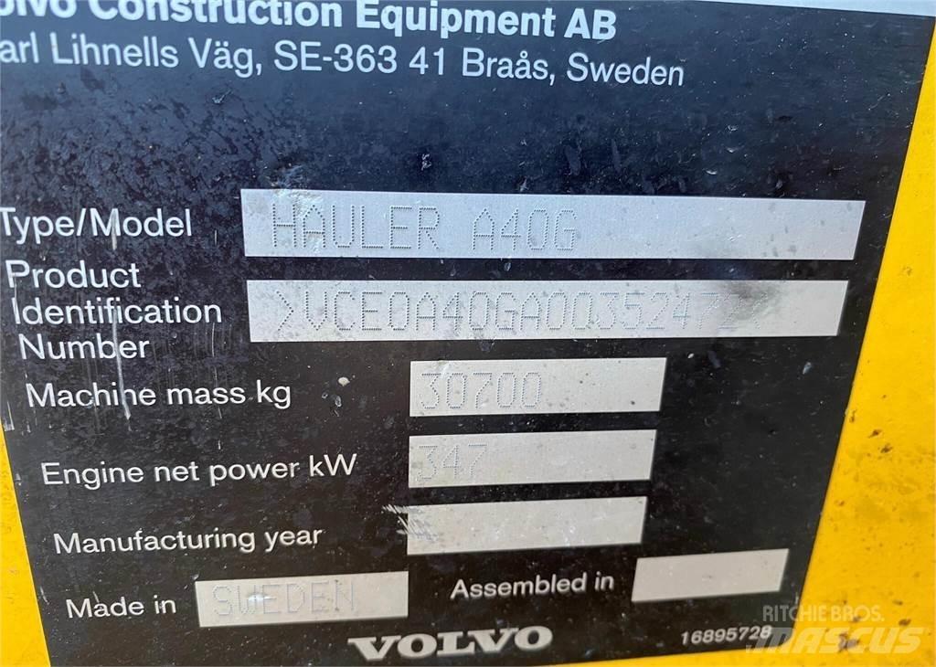 Volvo A40G Дъмпери/моторни превозни средства