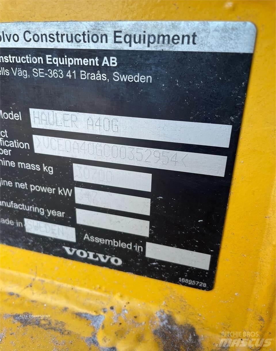 Volvo A40G Дъмпери/моторни превозни средства