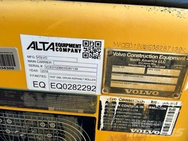 Volvo DD120B Двойни барабанни ролки
